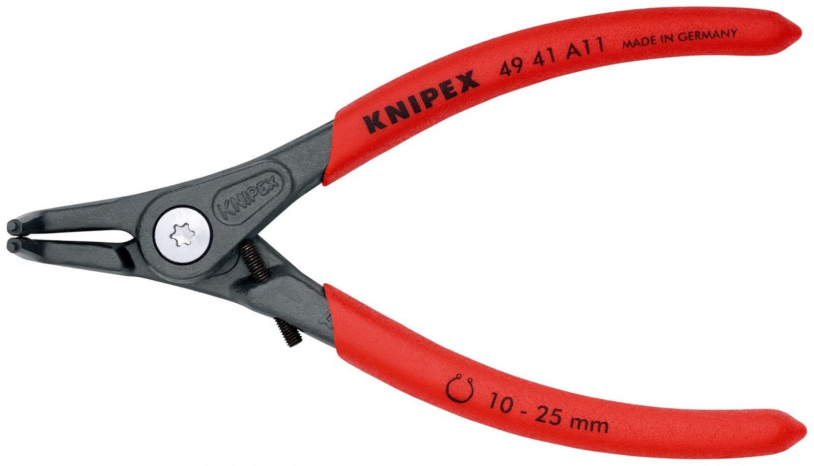 Knipex precizna klešta za spoljašnje sigurnosne prstenove sa graničnikom kriva 130mm 49 41 A11 - slika 4