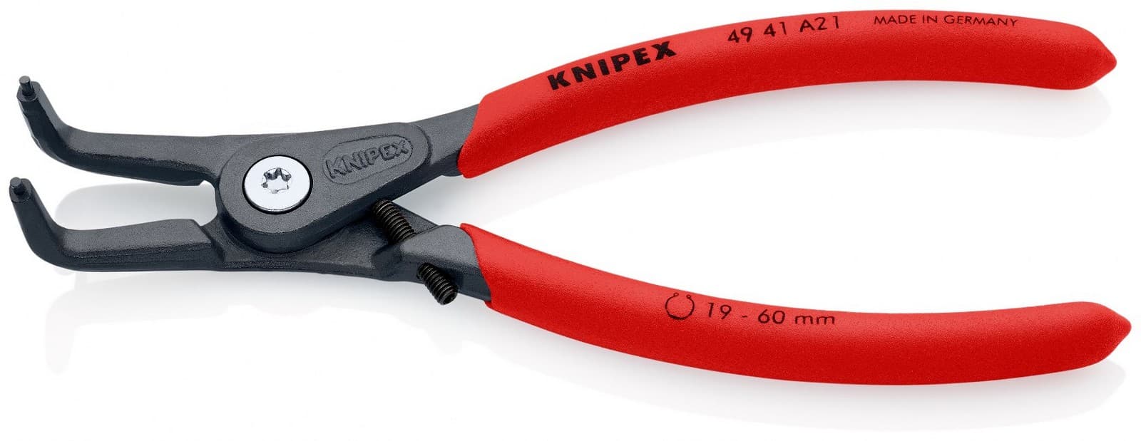 Knipex precizna klešta za spoljašnje sigurnosne prstenove sa graničnikom kriva 165mm 49 41 A21 - slika 3