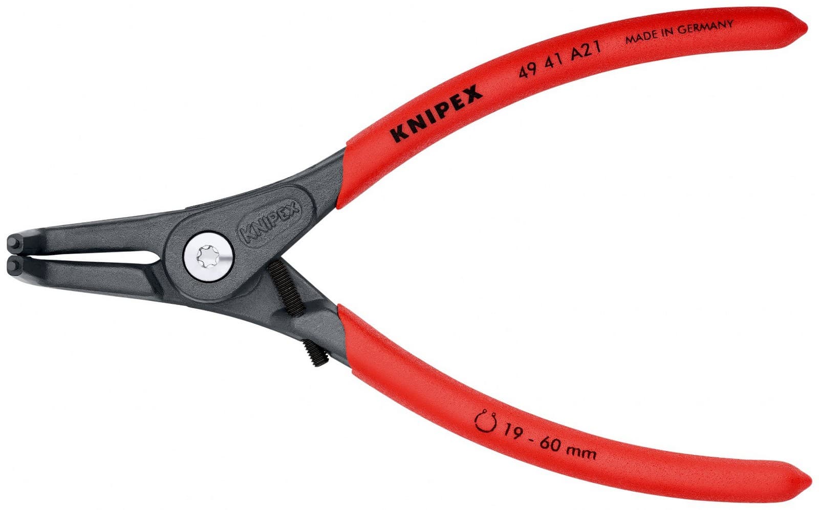 Knipex precizna klešta za spoljašnje sigurnosne prstenove sa graničnikom kriva 165mm 49 41 A21 - slika 4