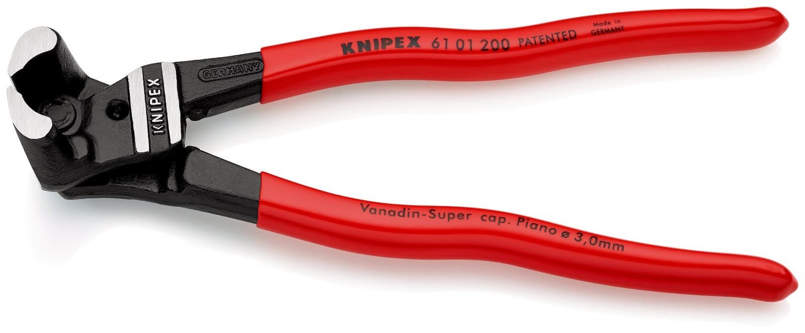 Knipex sečice čeone za čeličnu žicu 200mm 61 01 200 - slika 2