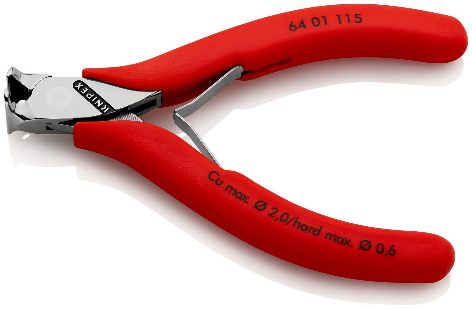 Knipex sečice čeone za elektroniku 115mm 64 01 115 - slika 2
