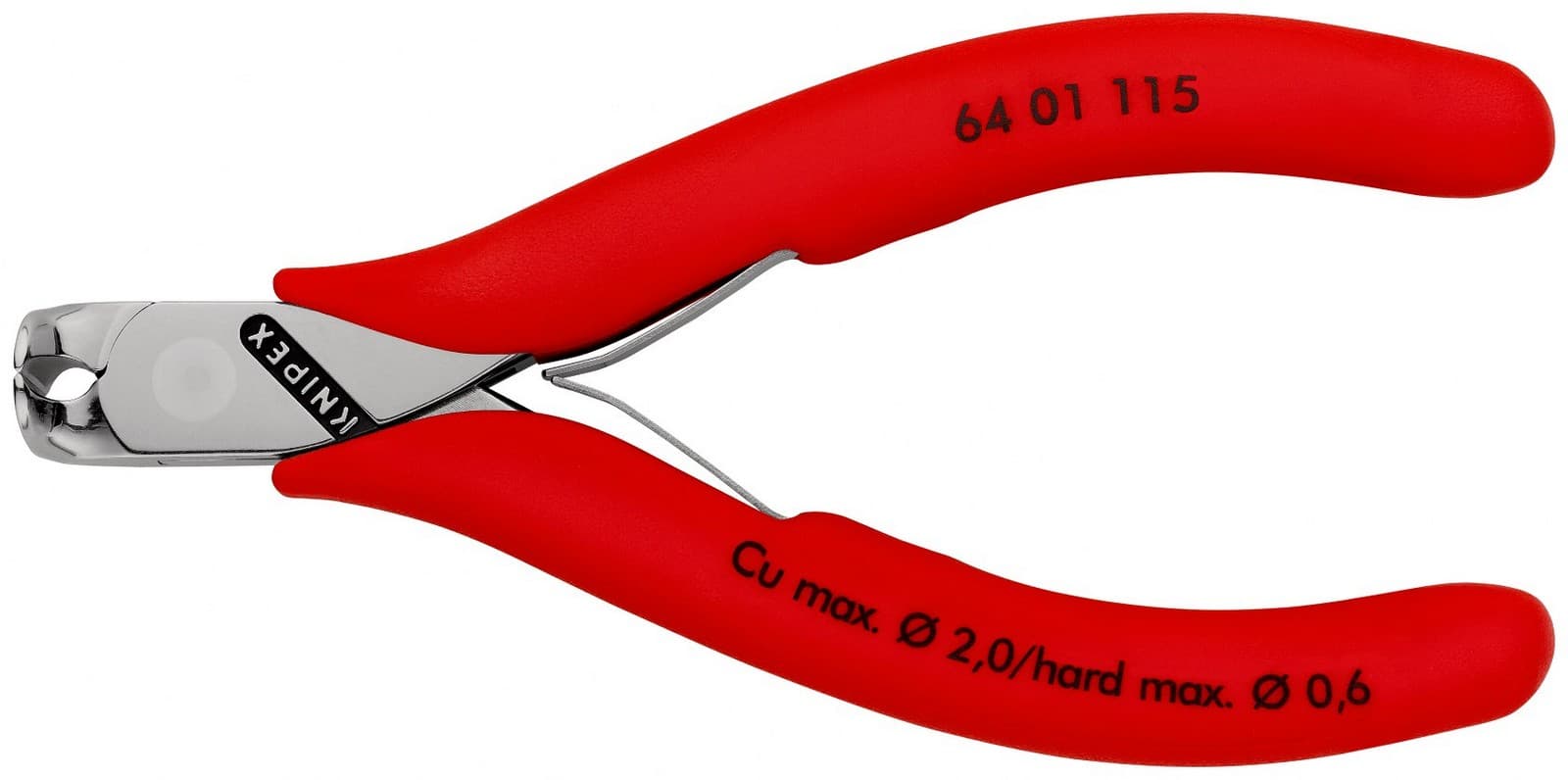 Knipex sečice čeone za elektroniku 115mm 64 01 115 - slika 3