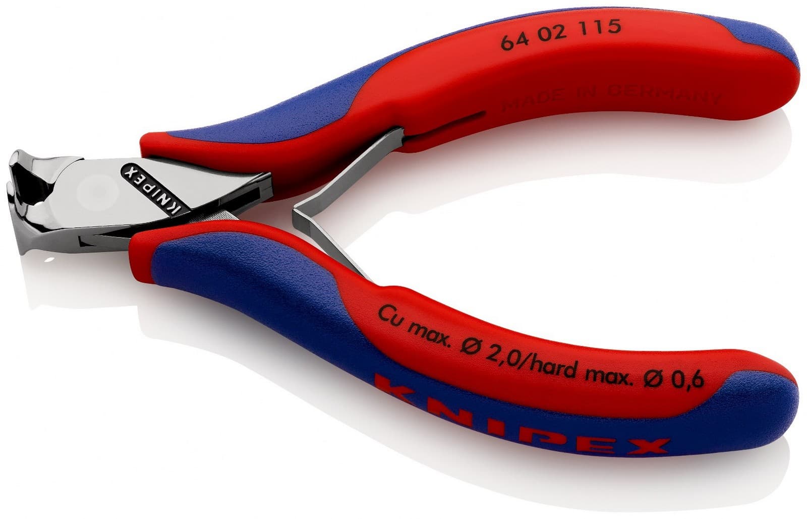 Knipex sečice čeone za elektroniku 115mm 64 02 115 - slika 2