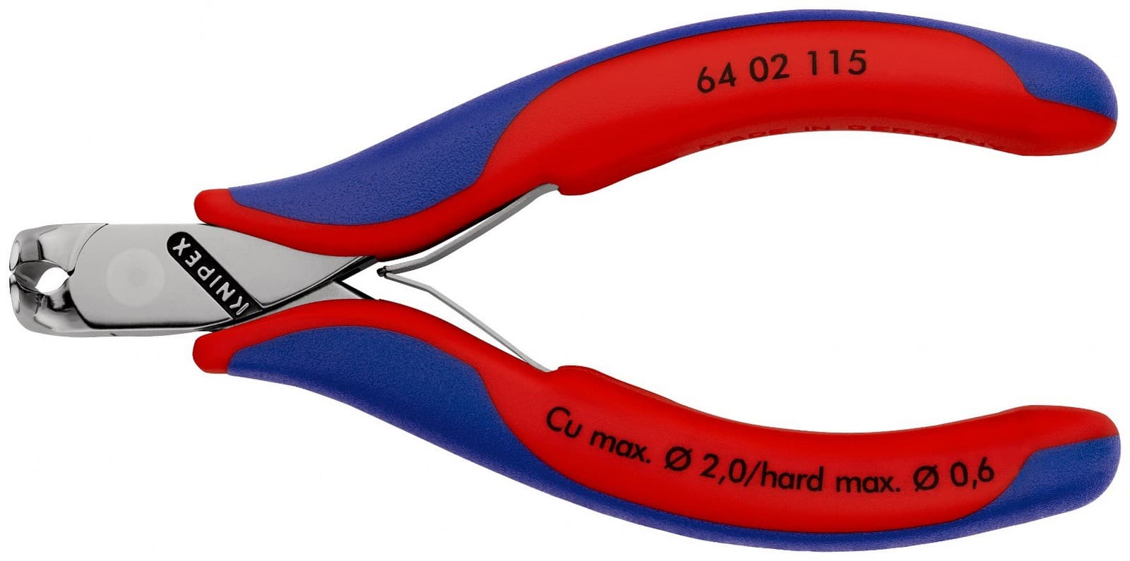 Knipex sečice čeone za elektroniku 115mm 64 02 115 - slika 3