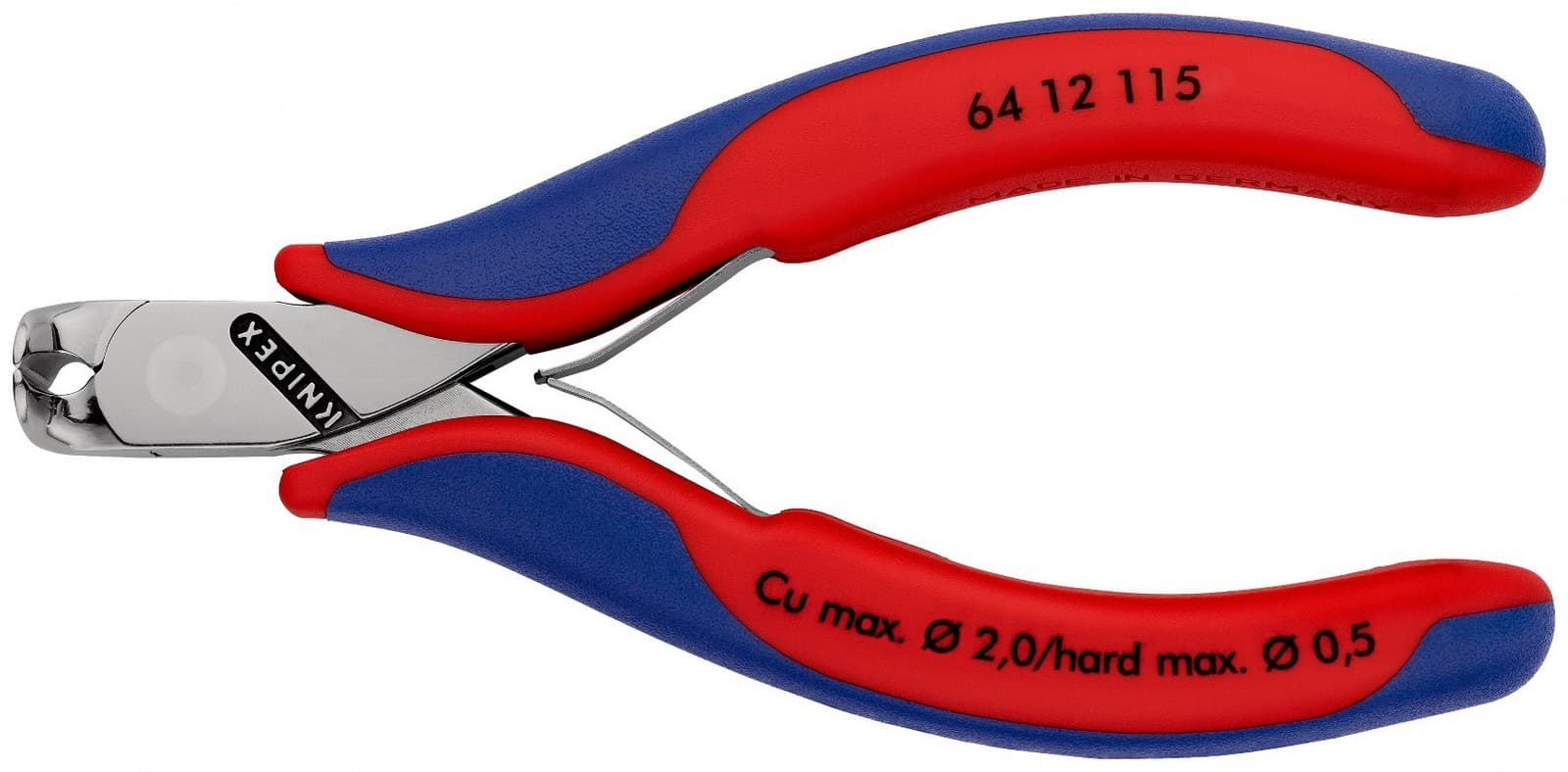 Knipex sečice čeone za elektroniku 115mm 64 12 115 - slika 3