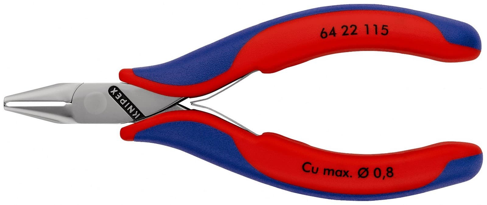 Knipex sečice čeone za elektroniku 115mm 64 22 115 - slika 3