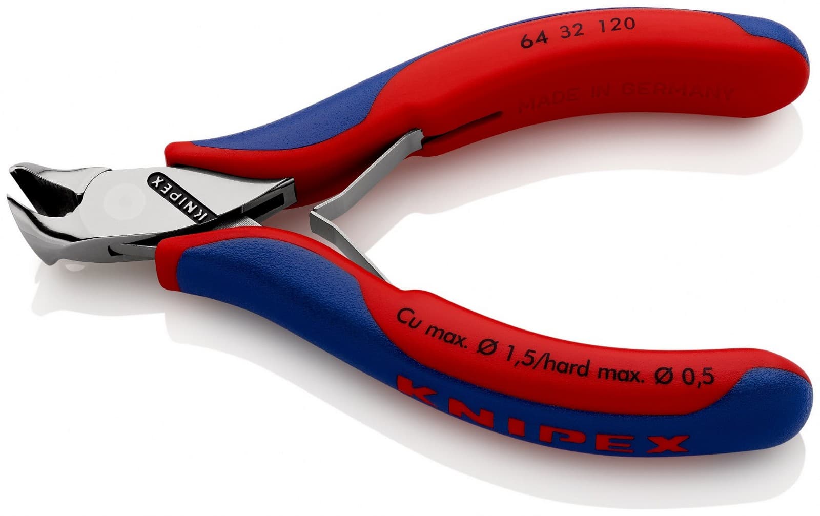 Knipex sečice čeone za elektroniku 120mm 64 32 120 - slika 2