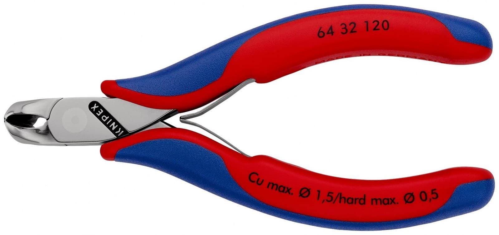 Knipex sečice čeone za elektroniku 120mm 64 32 120 - slika 3