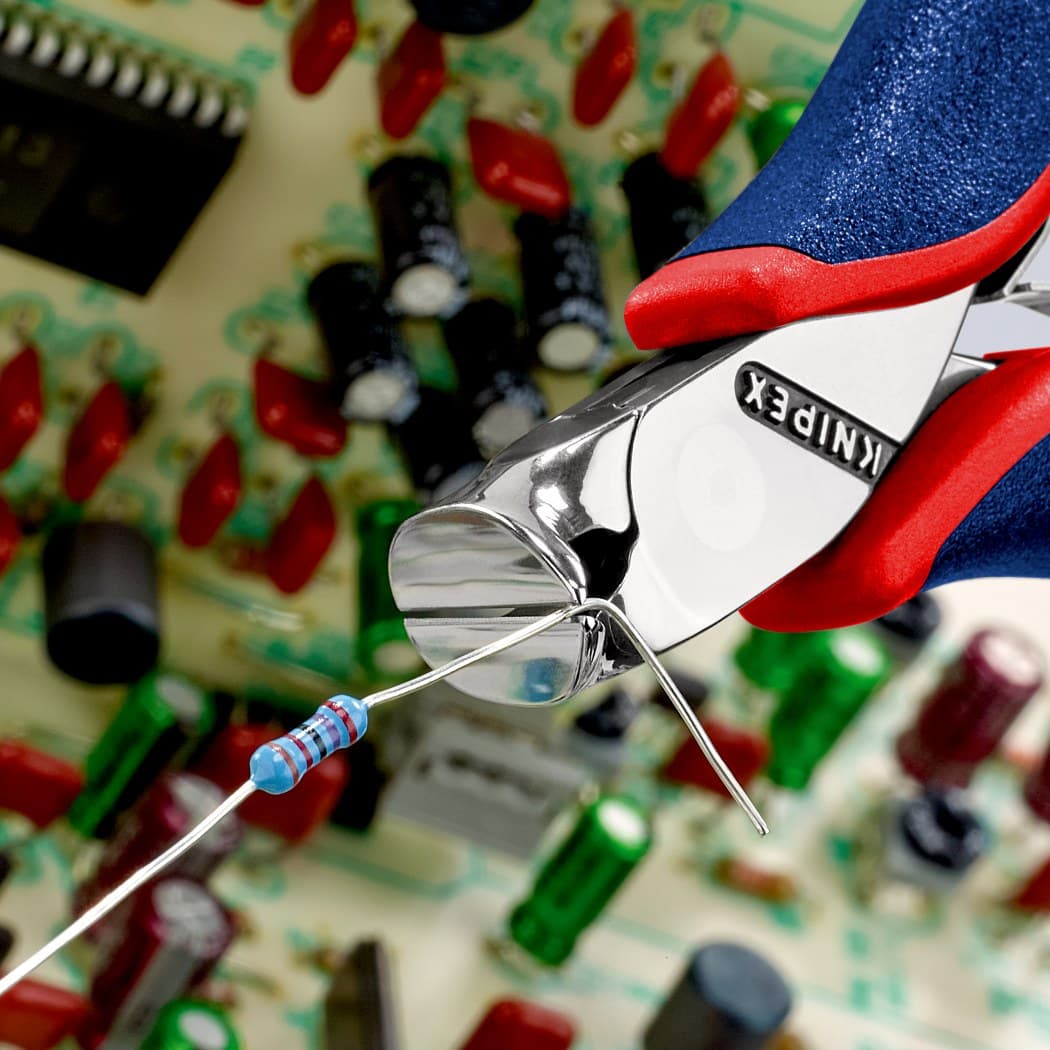 Knipex sečice čeone za elektroniku 120mm 64 32 120 - slika 4