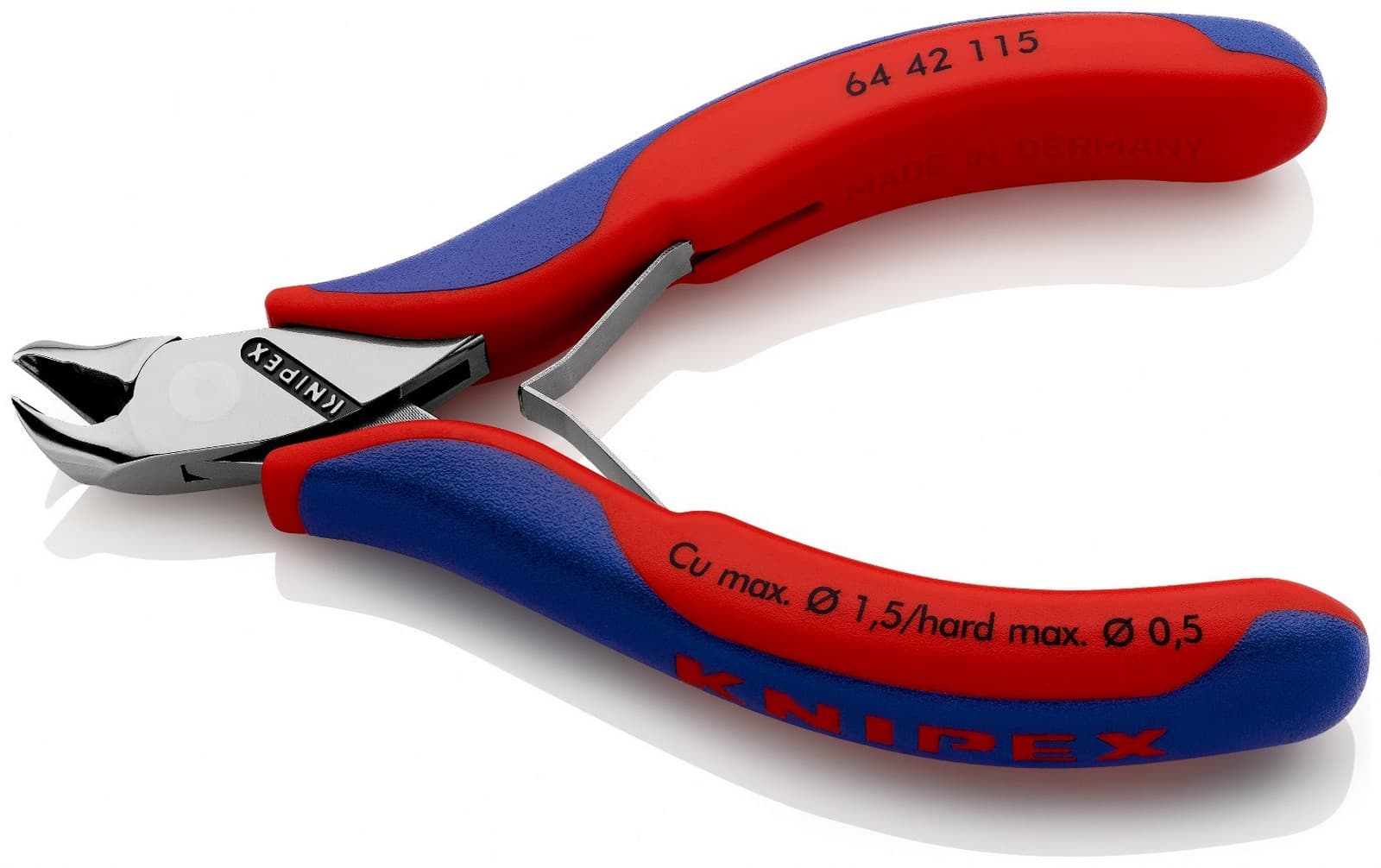 Knipex sečice čeone za elektroniku 115mm 64 42 115 - slika 2