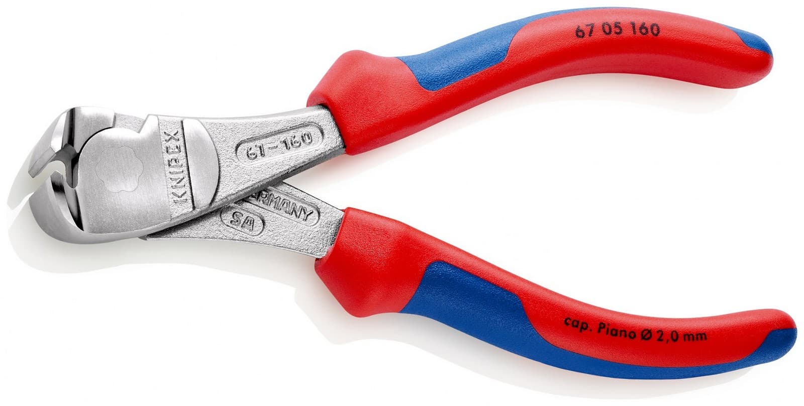Knipex sečice čeone ojačane 160mm 67 05 160 - slika 3