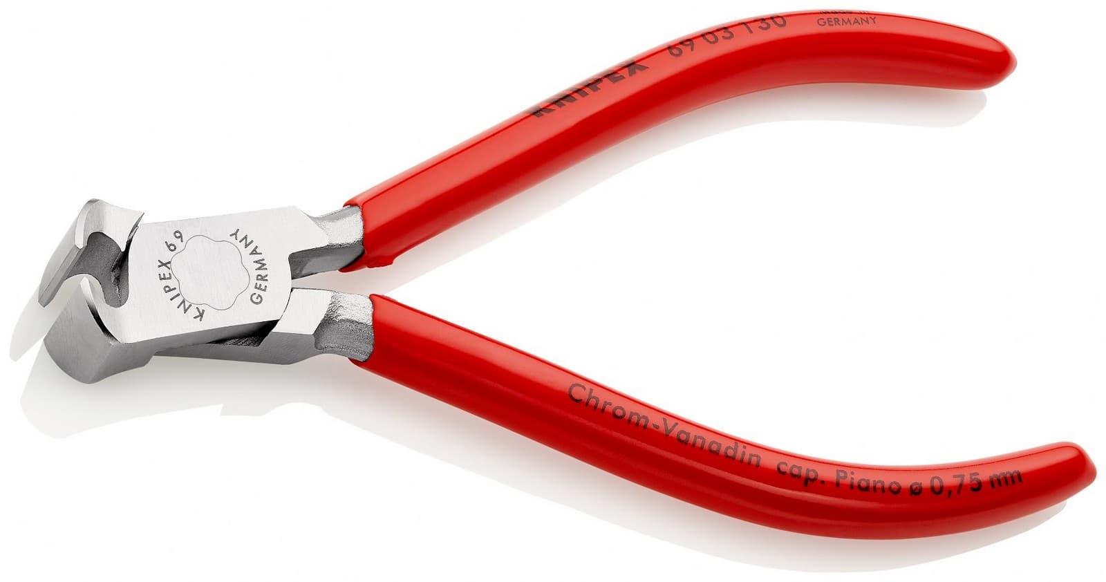 Knipex sečice čeone mehaničarske 130mm 69 03 130 - slika 2