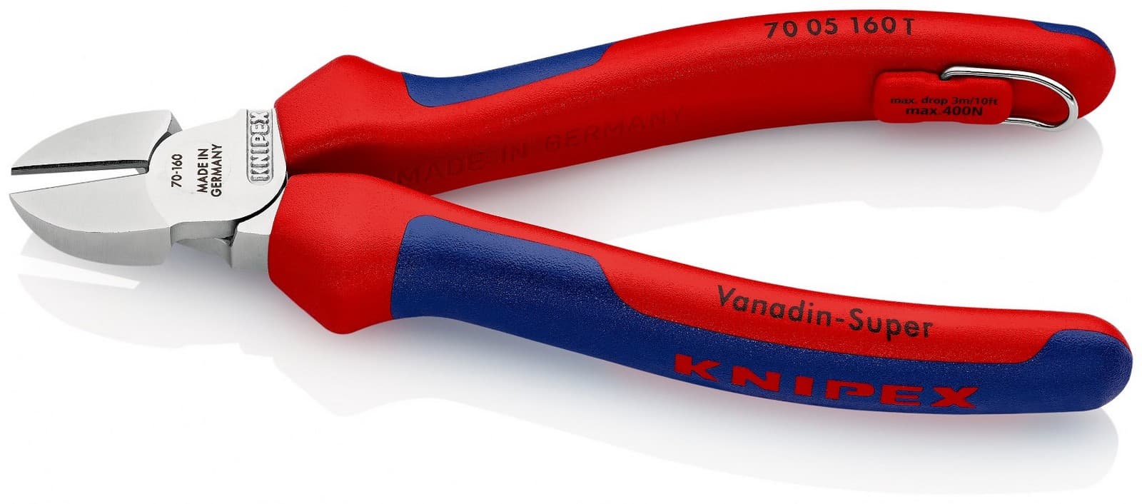 Knipex 70 05 160 T BK Bočne sečice, hromirane 160 mm  - slika 2
