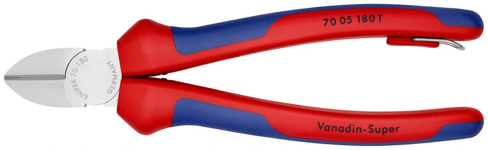 Knipex 70 05 180 T BK Bočne sečice, hromirane 180 mm  - slika 3