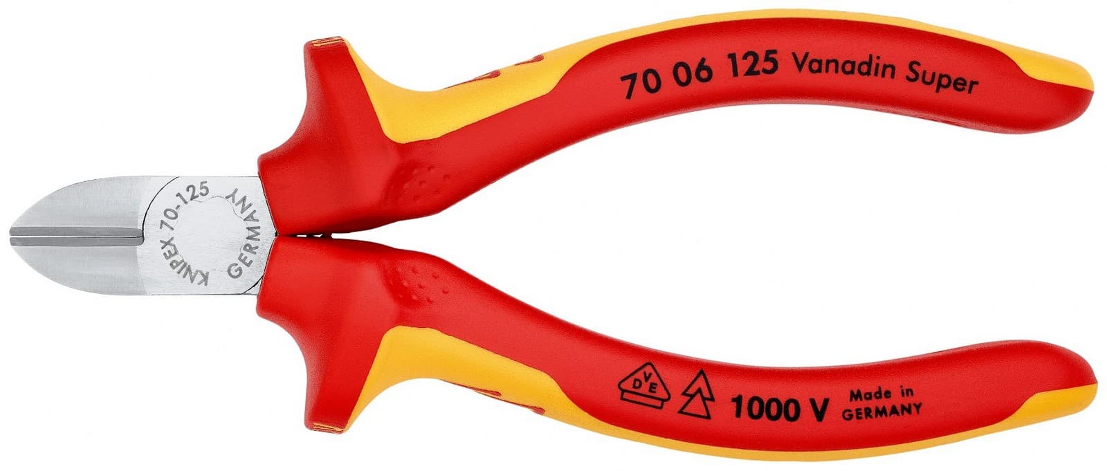 Knipex kose sečice izolovane 1000V VDE 125mm 70 06 125 - slika 3