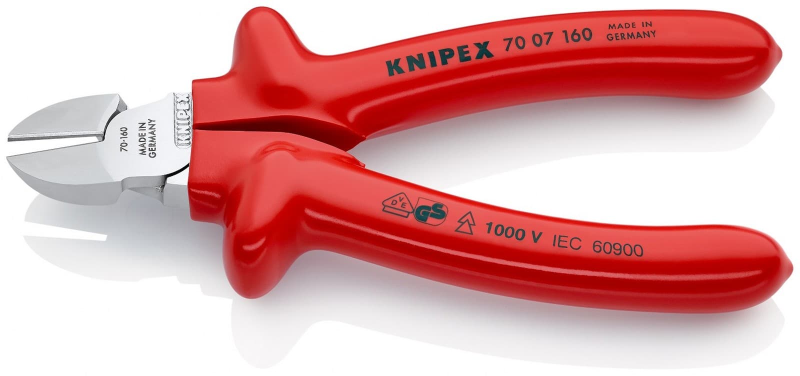 Knipex kose sečice izolovane 160mm 70 07 160 - slika 2