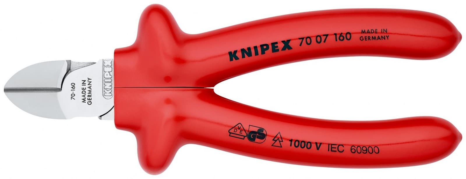 Knipex kose sečice izolovane 160mm 70 07 160 - slika 3