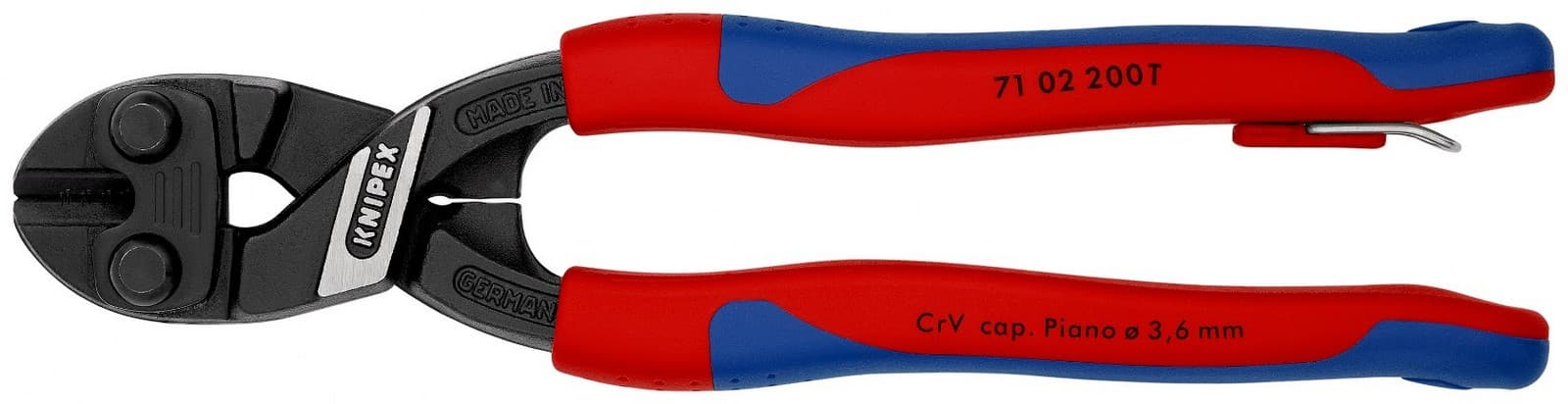 Knipex 71 02 200 T BK CoBolt® sečice, 200 mm  - slika 4