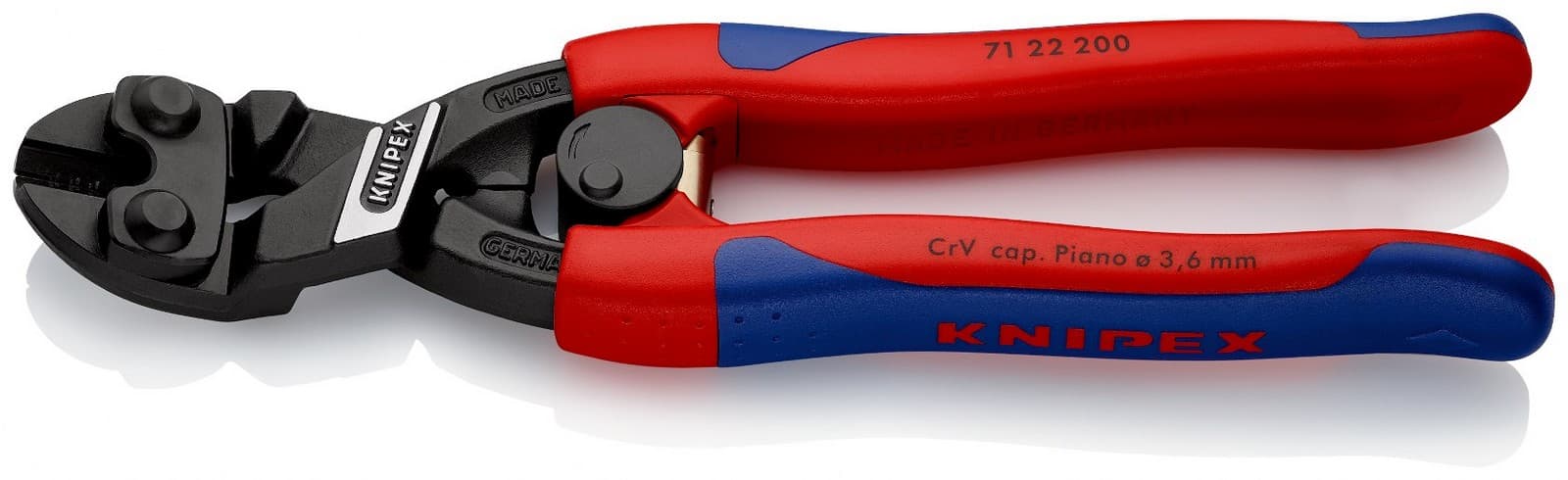 Knipex sečice CoBolt® savijene 200mm 71 22 200 - slika 2