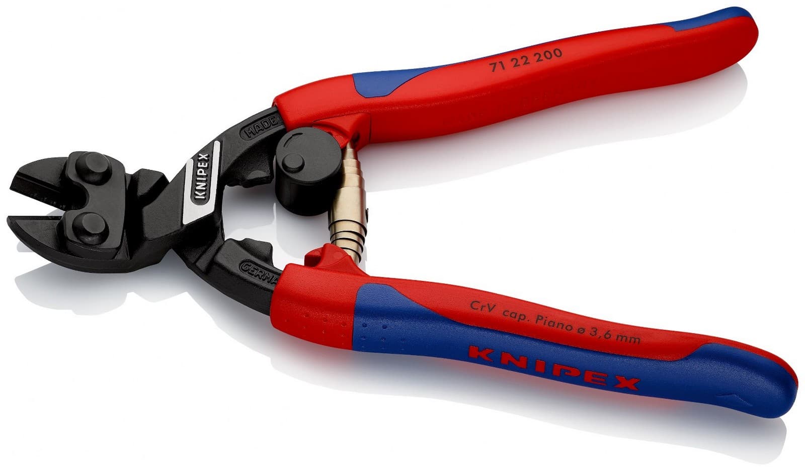 Knipex sečice CoBolt® savijene 200mm 71 22 200 - slika 3
