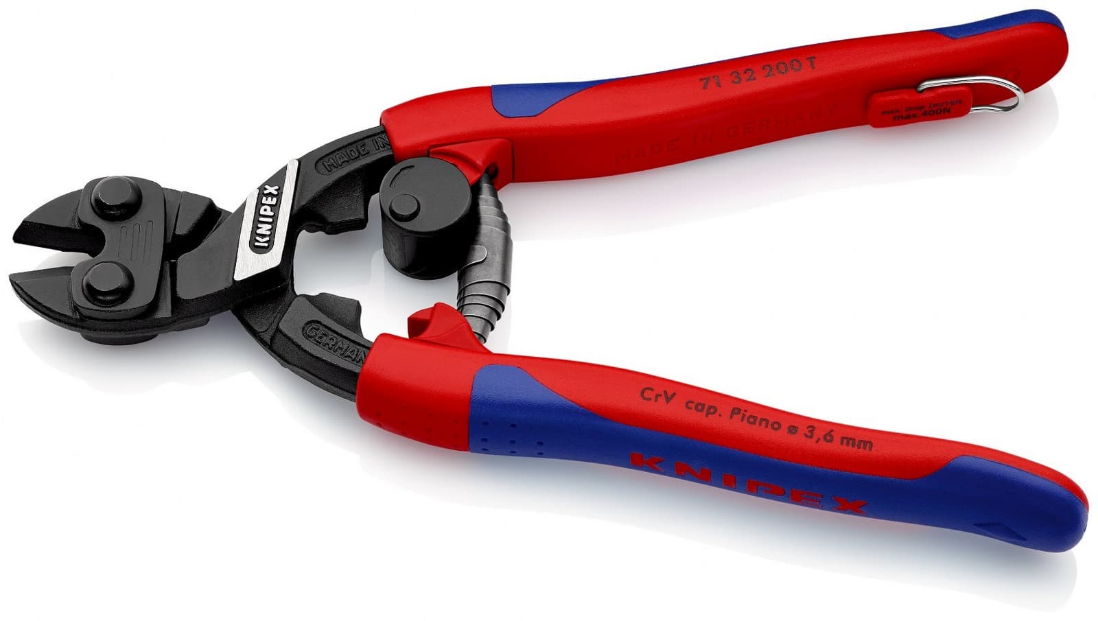 Knipex sečice CoBolt® 200mm sa mogućnošću kačenja 71 32 200 T - slika 2
