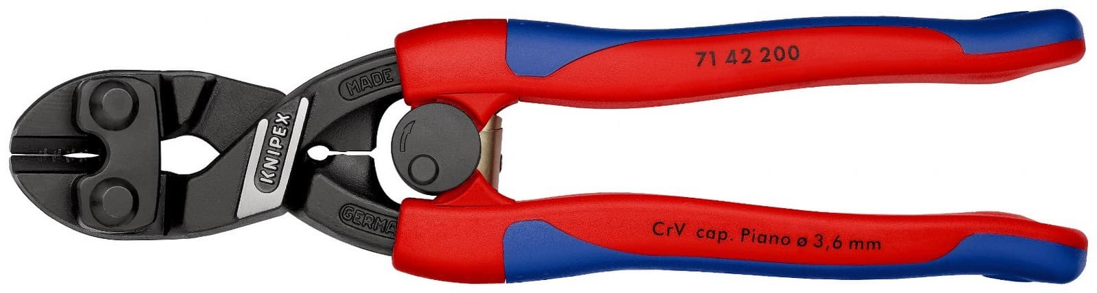 Knipex sečice CoBolt® savijene 200mm 71 42 200 - slika 3