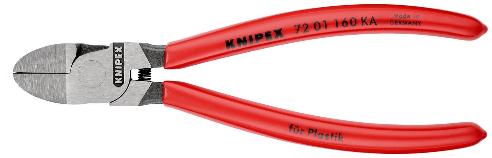 Knipex 72 01 160 KA Bočne sečice za plastiku okrugla glava 160 mm - slika 3