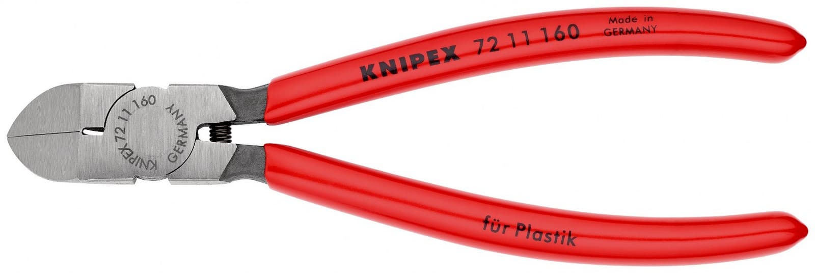 Knipex sečice kose za plastiku pod uglom od 45° 160mm 72 11 160 - slika 4