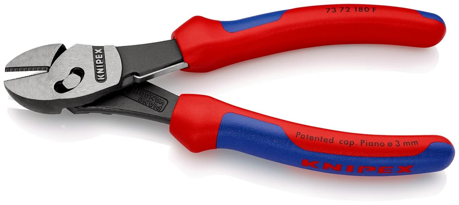 Knipex kose sečice visokih performansi TwinForce® sa oprugom za otvaranje 180mm 73 72 180 F - slika 9