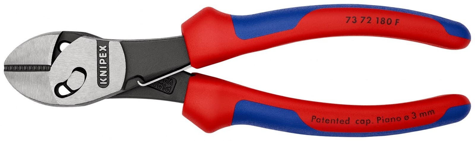 Knipex kose sečice visokih performansi TwinForce® sa oprugom za otvaranje 180mm 73 72 180 F - slika 10