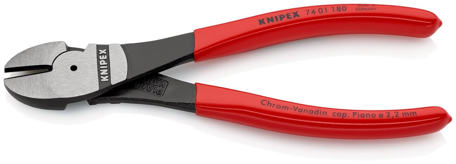Knipex 74 01 180 SB Bočne sečice ojačane 180 mm  - slika 4