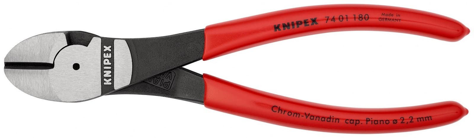 Knipex 74 01 180 SB Bočne sečice ojačane 180 mm  - slika 5