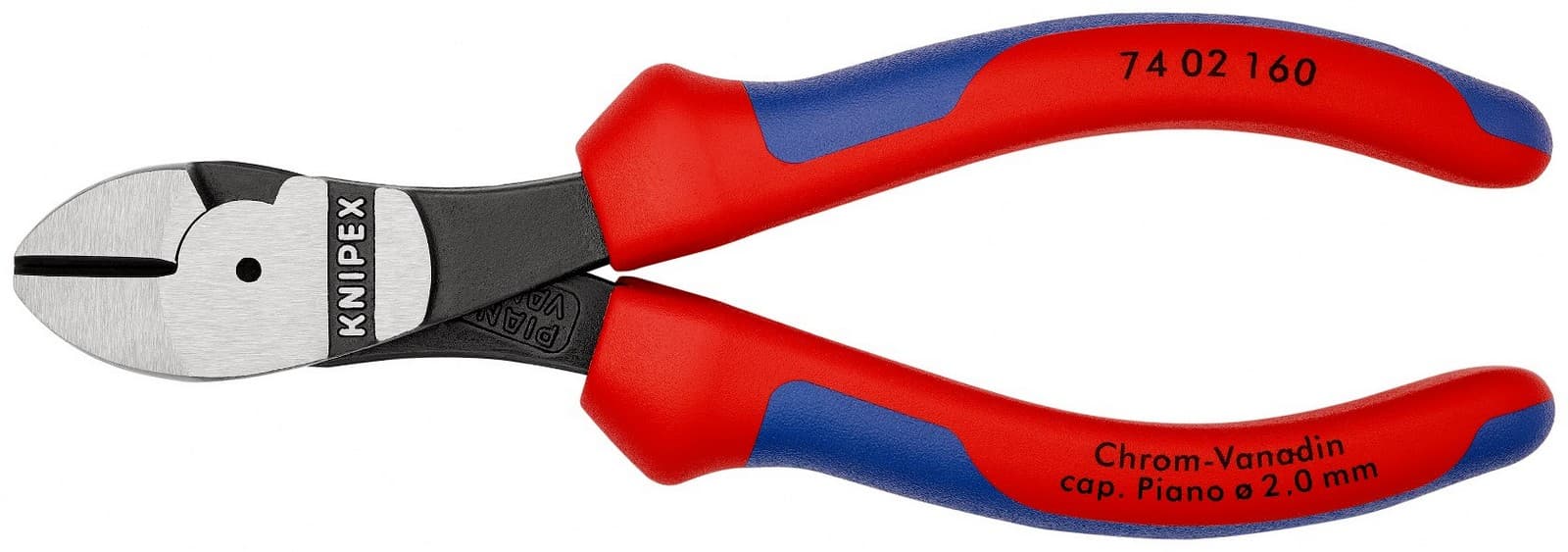 Knipex kose sečice ojačane 160mm 74 02 160 - slika 7
