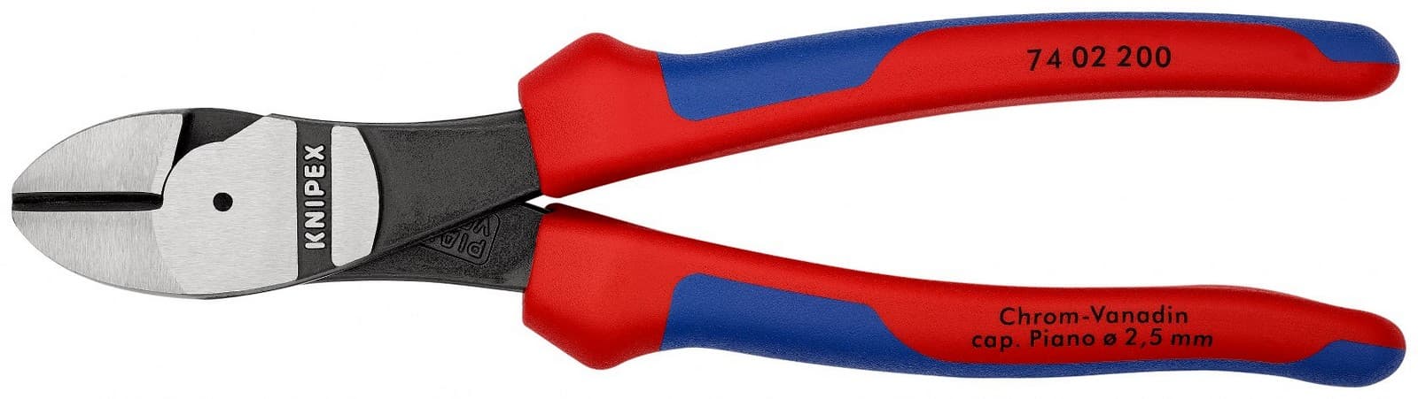 Knipex kose sečice ojačane 200mm 74 02 200 - slika 5