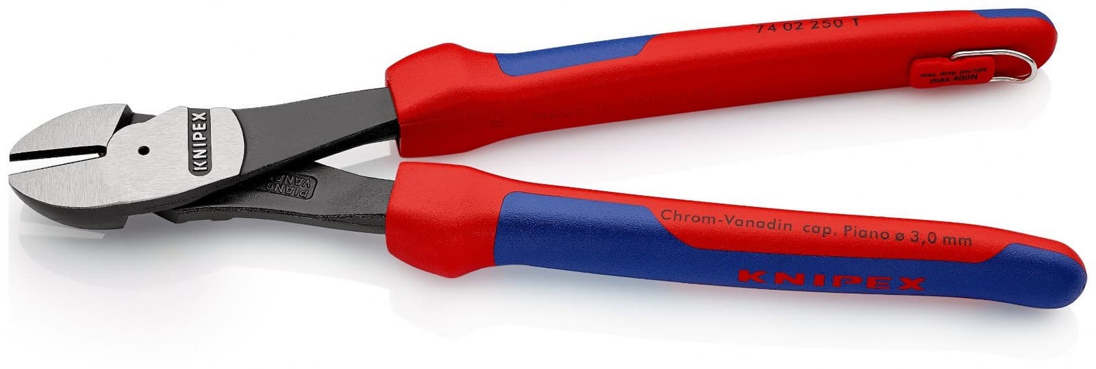 Knipex 74 02 250 T BK Bočne sečice ojačane, 250 mm  - slika 4