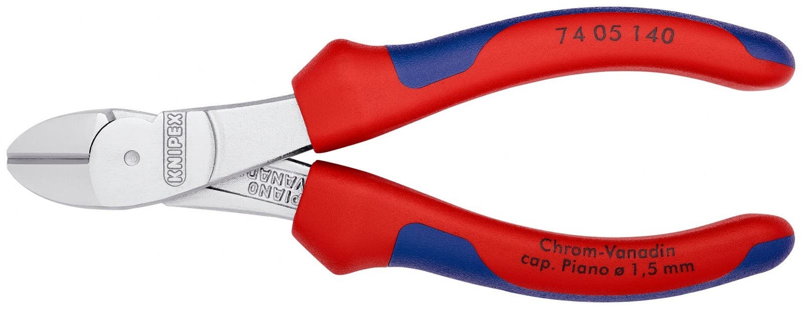 Knipex kose sečice ojačane 140mm 74 05 140 - slika 5