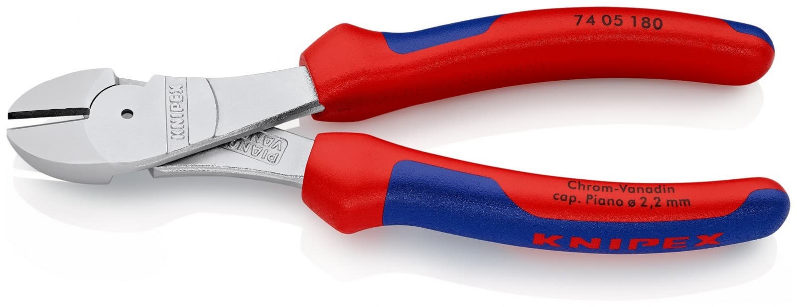 Knipex 74 05 180 SB Bočne sečice ojačane hromirana 180 mm  - slika 4