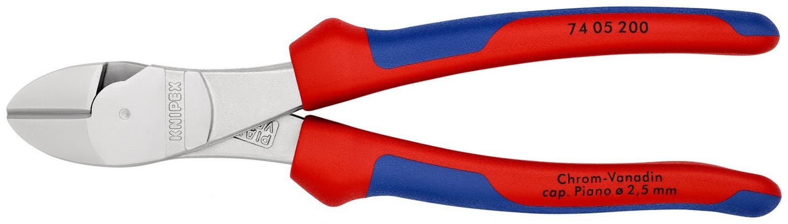Knipex 74 05 200 SB Bočne sečice ojačane hromirana 200 mm  - slika 5