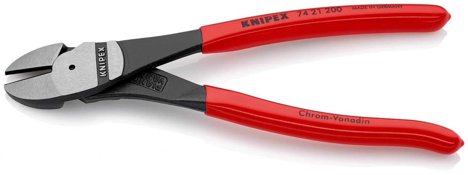 Knipex kose sečice ojačane pod uglom od 12° 200mm 74 21 200 - slika 4
