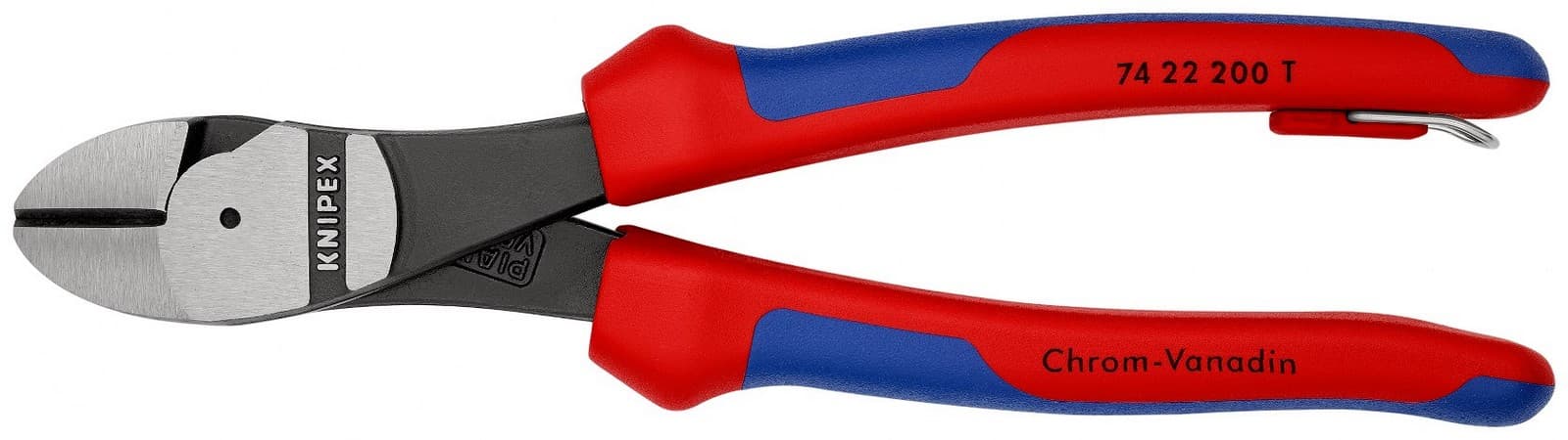 Knipex 74 22 200 T BK Bočne sečice ojačane, 200 mm  - slika 5