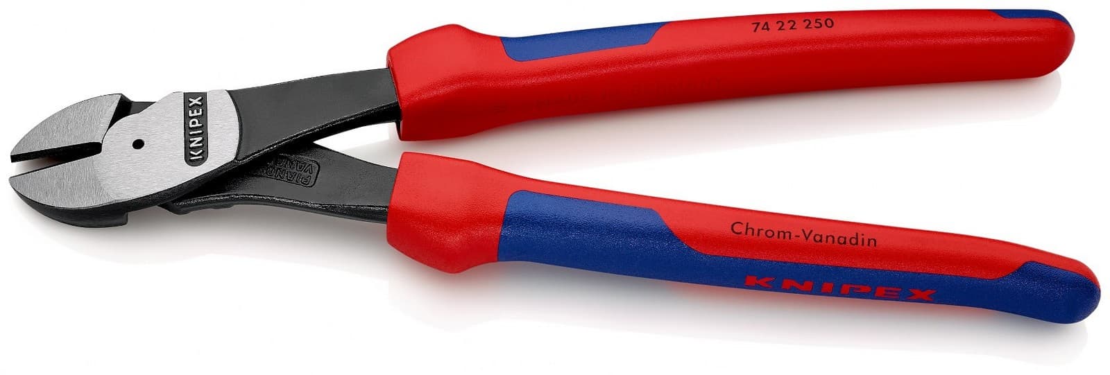 Knipex kose sečice ojačane pod uglom od 12° 250mm 74 22 250 - slika 4