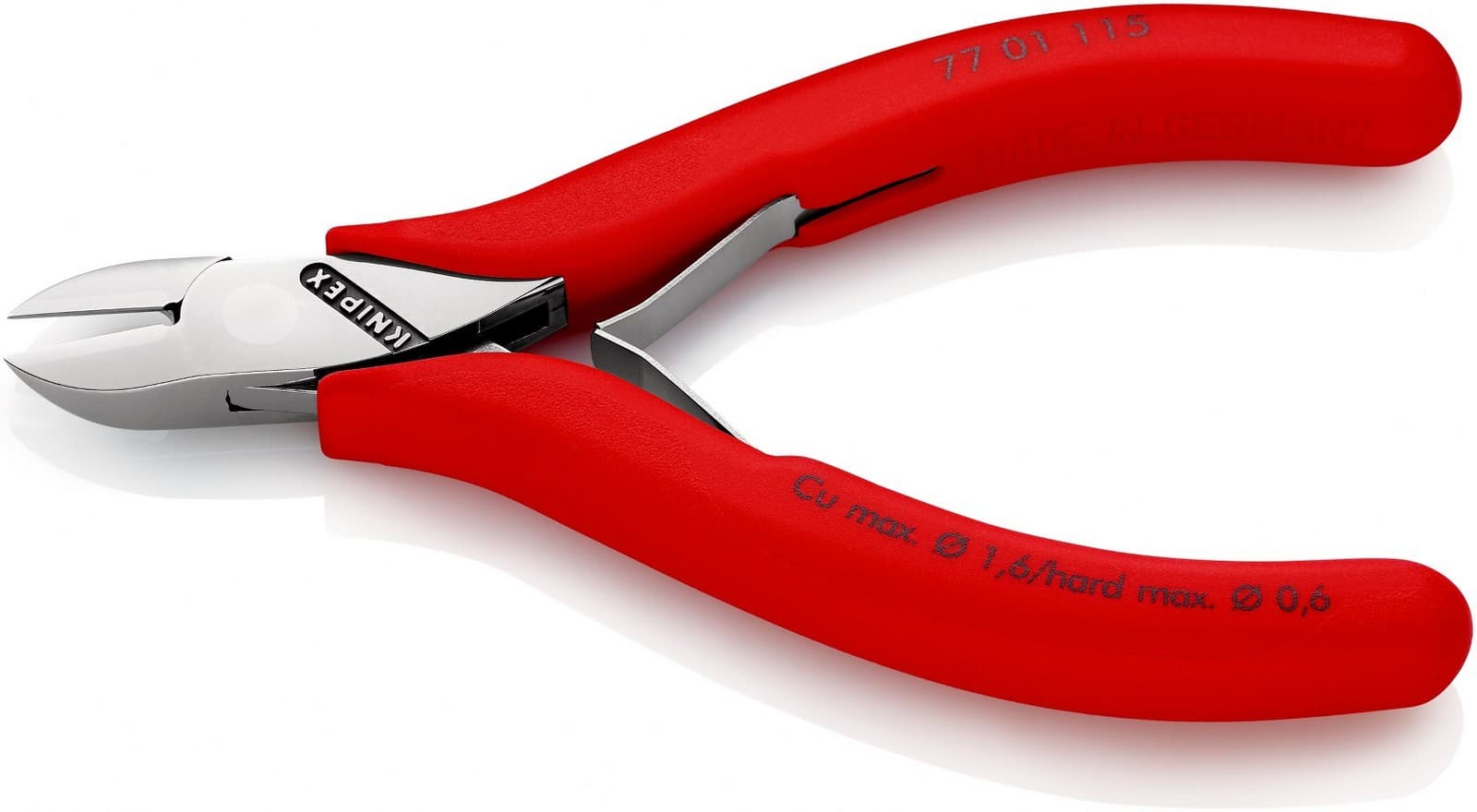 Knipex kose sečice za elektroniku 115mm 77 01 115 - slika 2