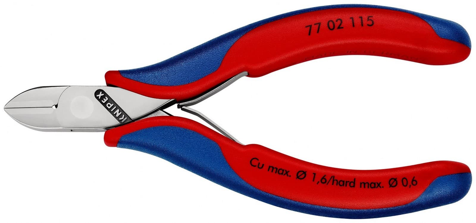 Knipex 77 02 115 klešta za bočno sečenje za elektroniku 115 mm - slika 3