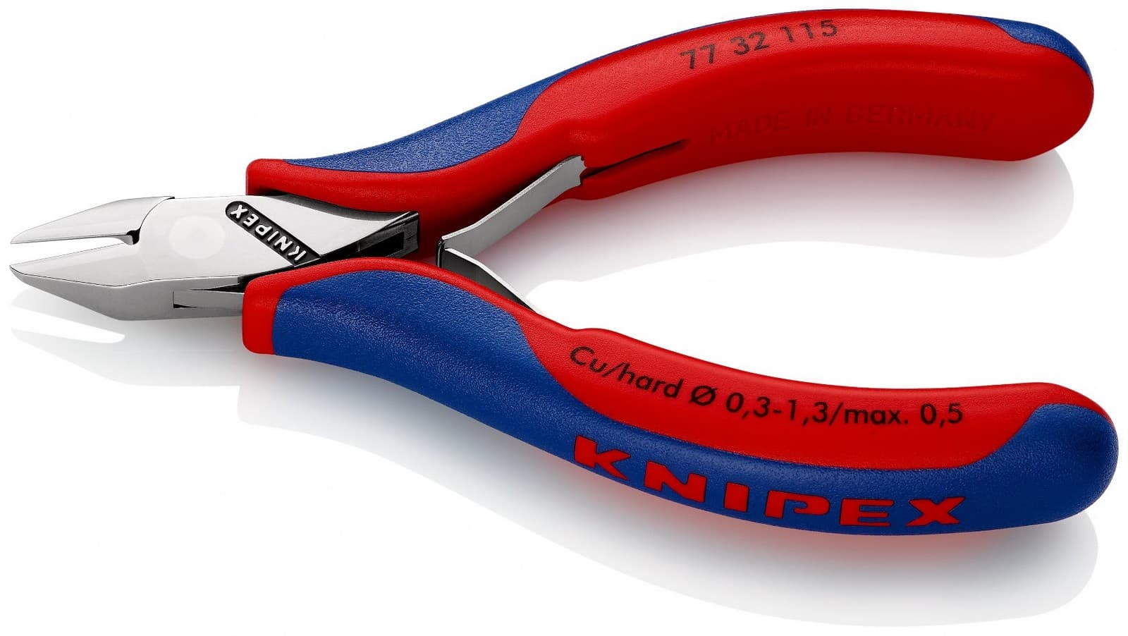Knipex kose sečice za elektroniku 115mm 77 32 115 - slika 2
