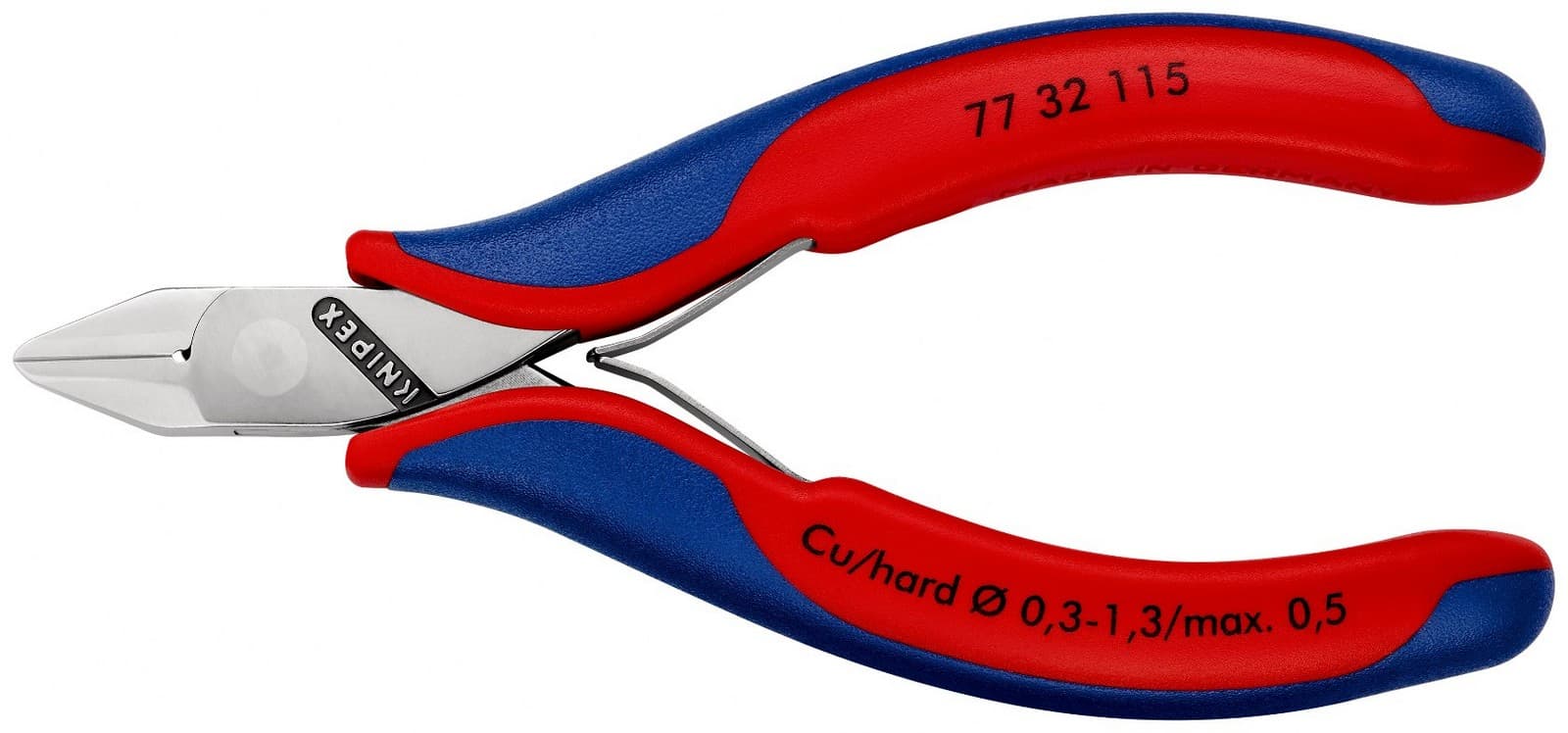 Knipex kose sečice za elektroniku 115mm 77 32 115 - slika 3