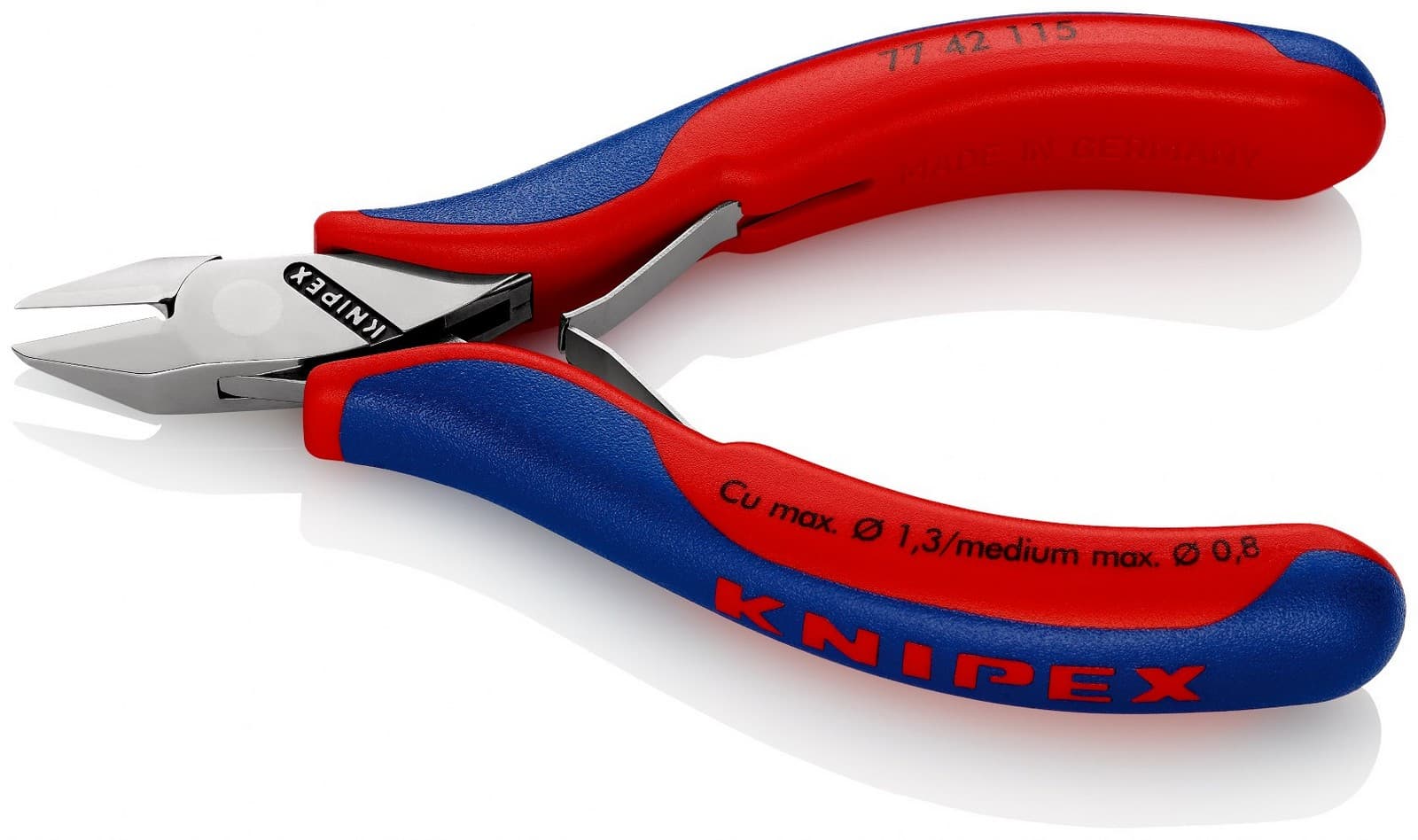 Knipex 77 42 115 SB klešta za bočno sečenje za elektroniku 115 mm  - slika 2