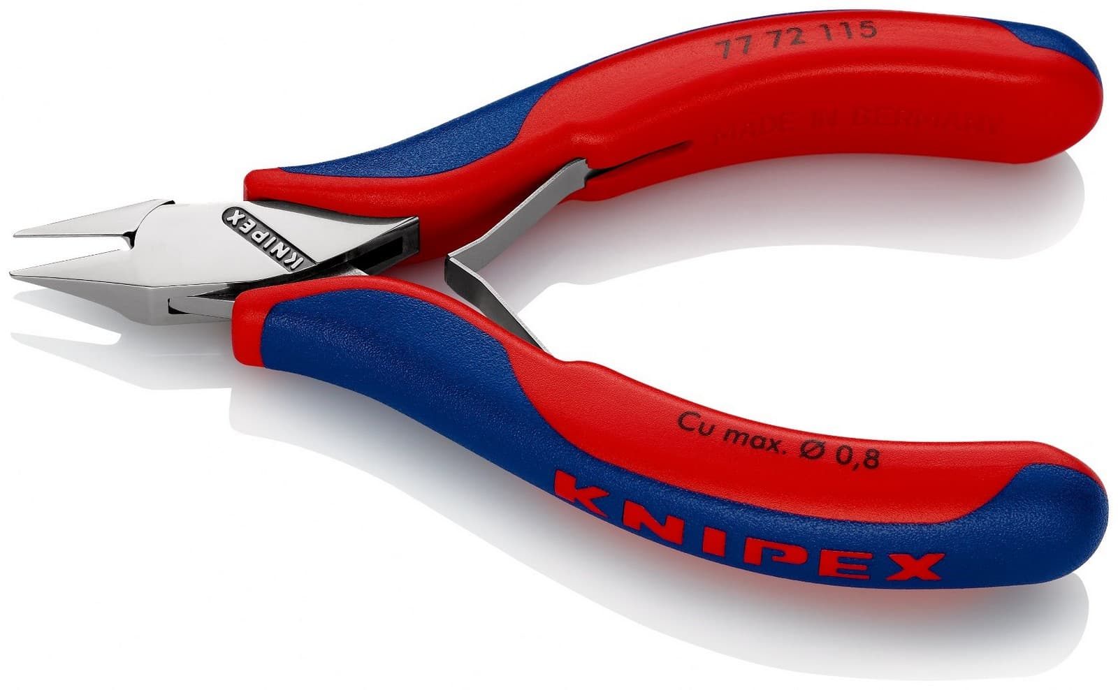 Knipex kose sečice za elektroniku 115mm 77 72 115 - slika 2