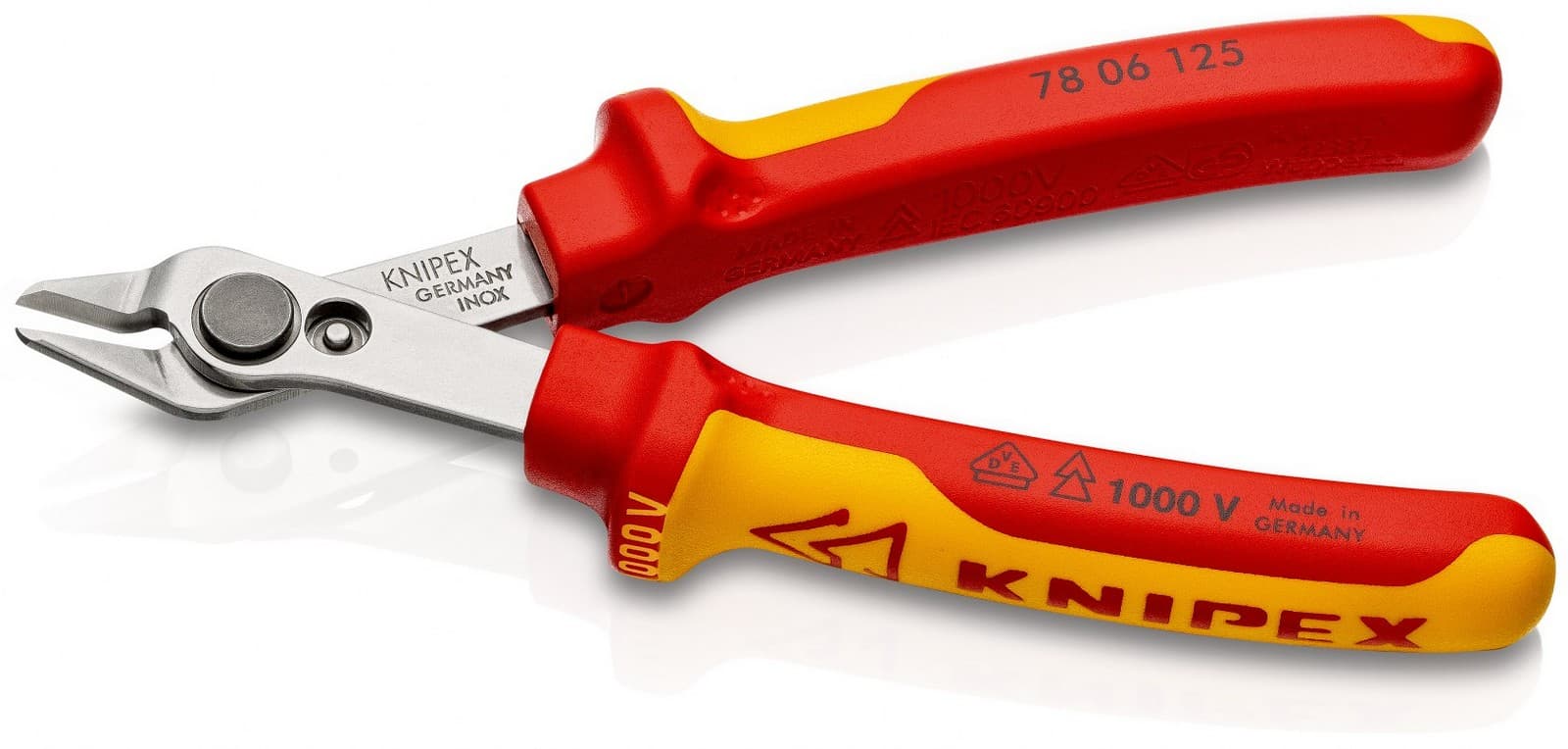 Knipex 78 06 125 Electronic Super Knips® sečice elektroničarske VDE izolovane, VDE, 125 mm - slika 4