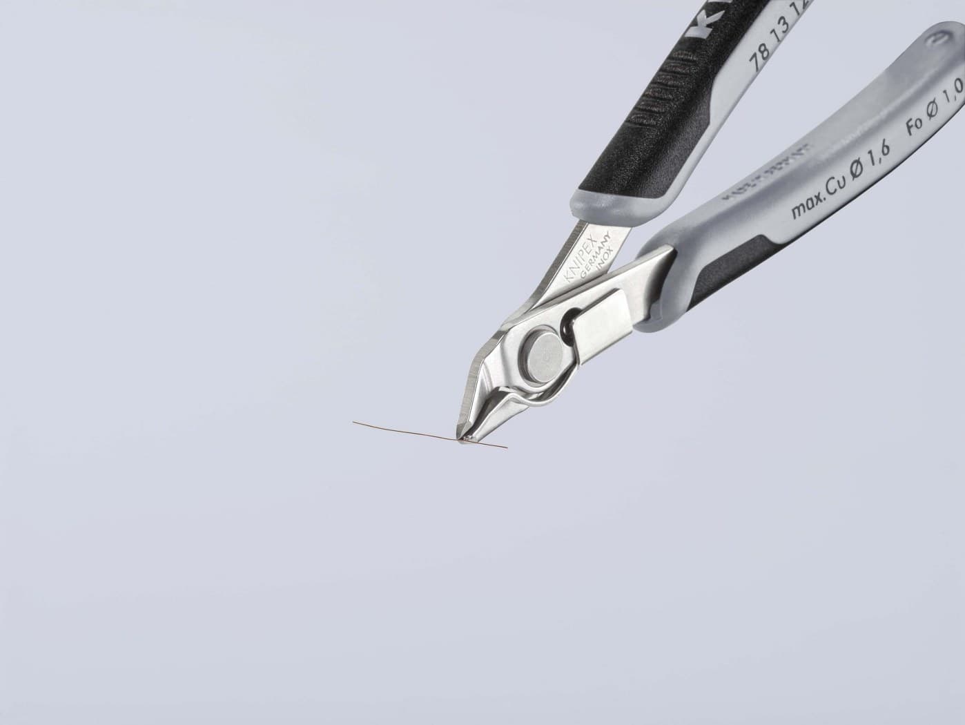 Knipex Super Knips® sečice elektroničarske sa stezaljkom ESD 125mm 78 13 125 ESD - slika 7