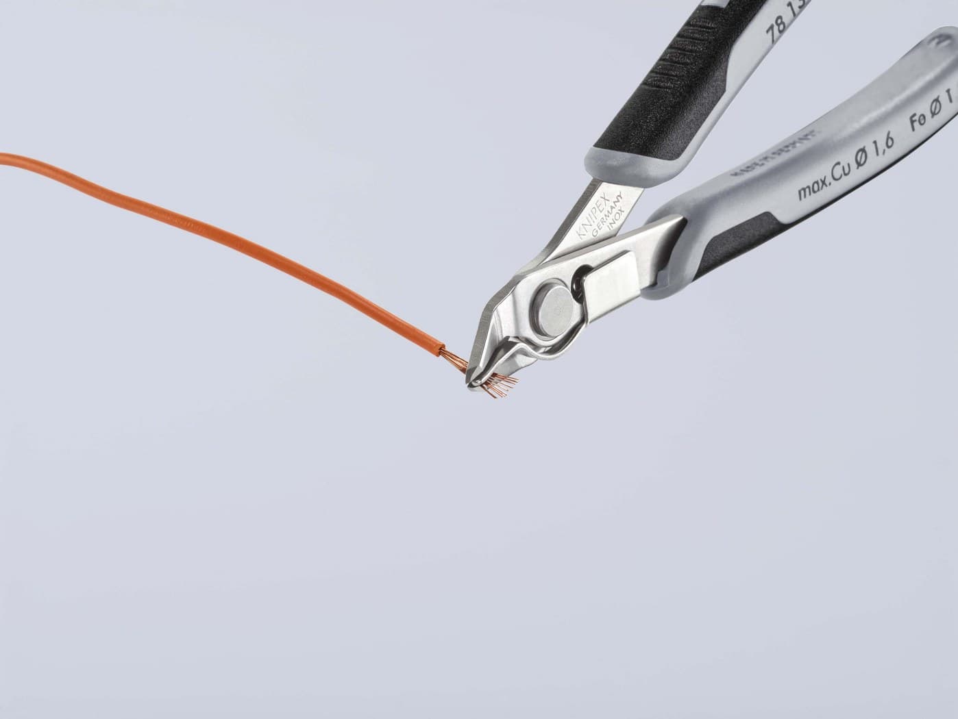 Knipex Super Knips® sečice elektroničarske sa stezaljkom ESD 125mm 78 13 125 ESD - slika 8